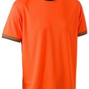 orange mesh t shirt